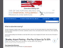 Tablet Screenshot of ezbordercrossing.com